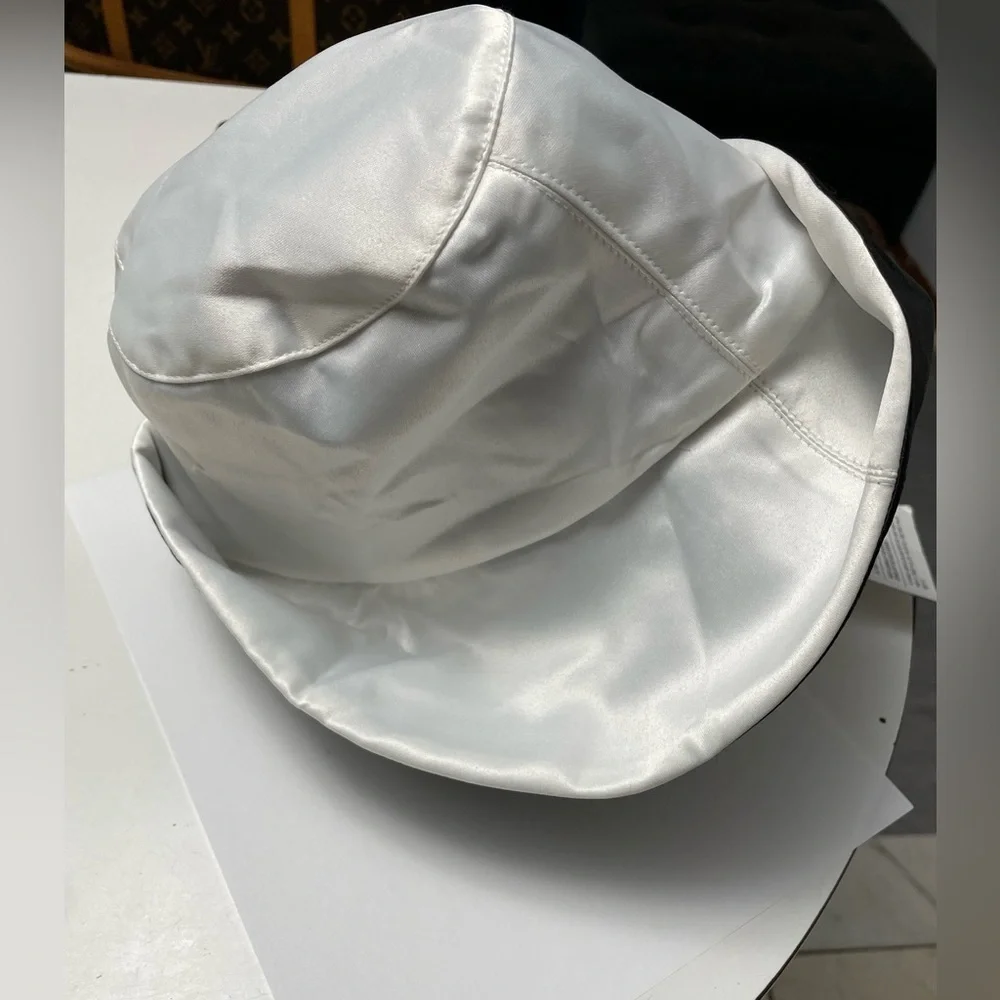 Eugenia Kim Satin Reversible Bucket Hat.